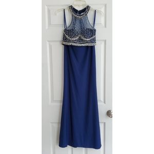 Two-Piece Mermaid Formal Prom Dress